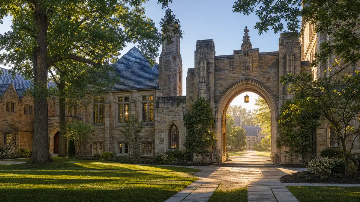 Independent school campus gateway